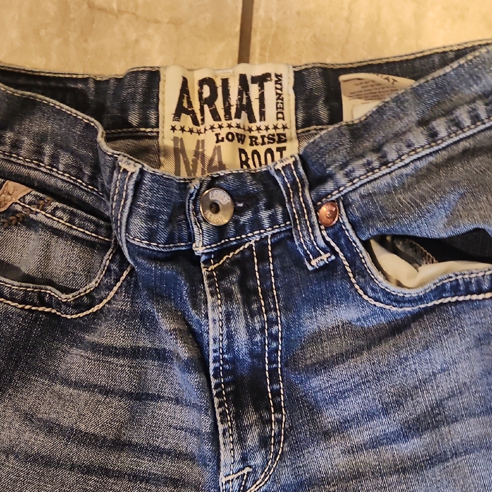 Ariat Men's Dark Blue Bootcut Jeans